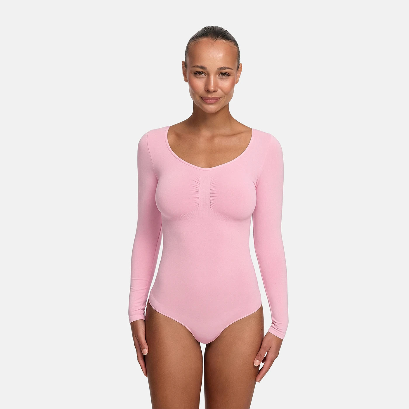 Longsleeve Thong Sculpting Bodysuit
