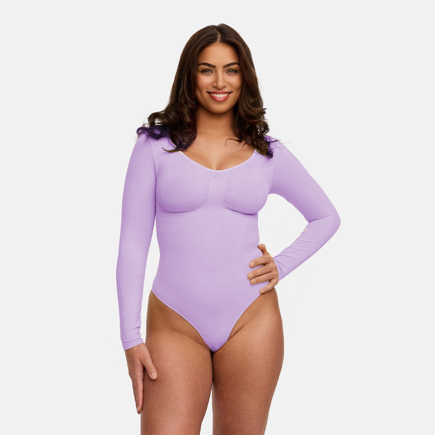 Longsleeve Brief Sculpting Bodysuit