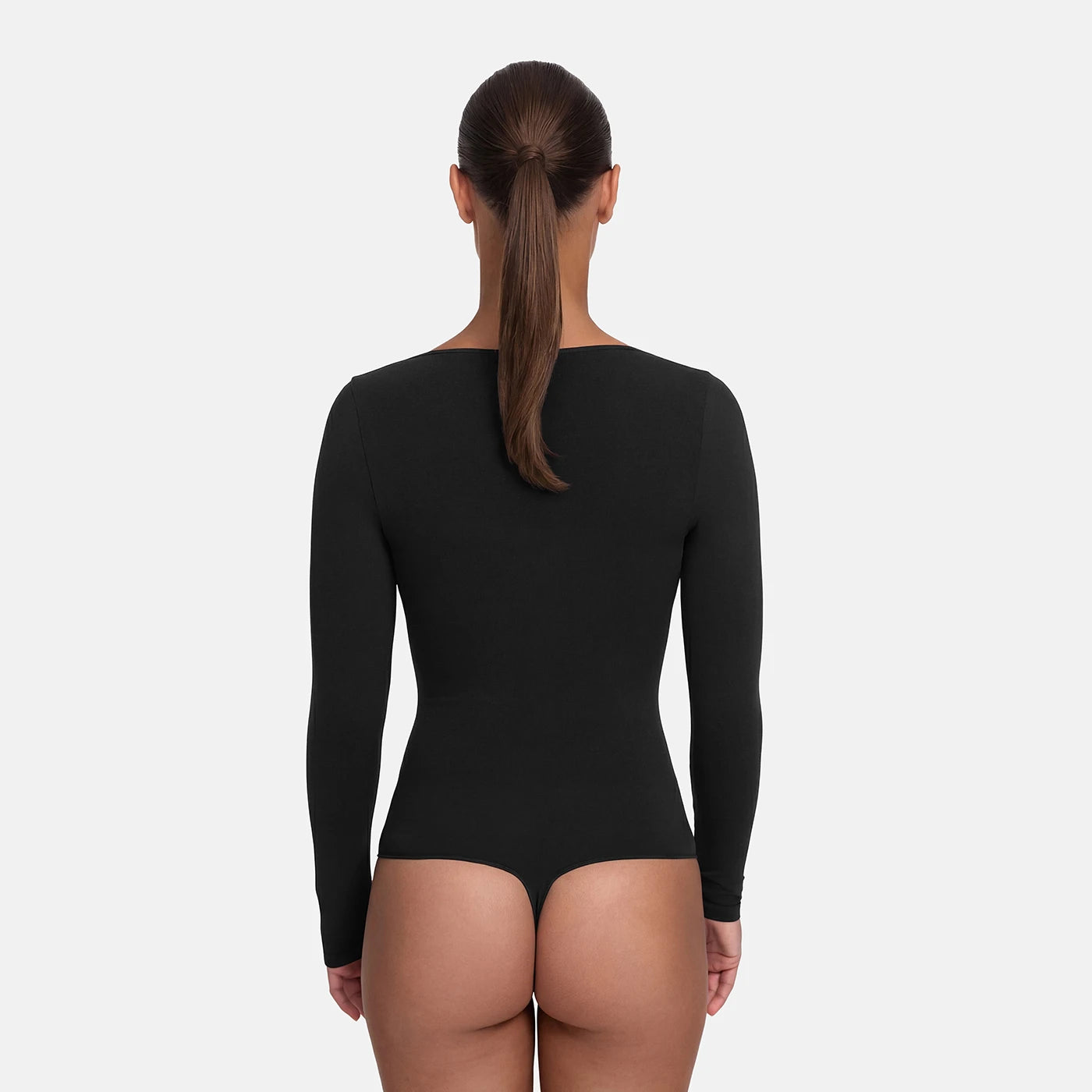 Longsleeve Thong Sculpting Bodysuit