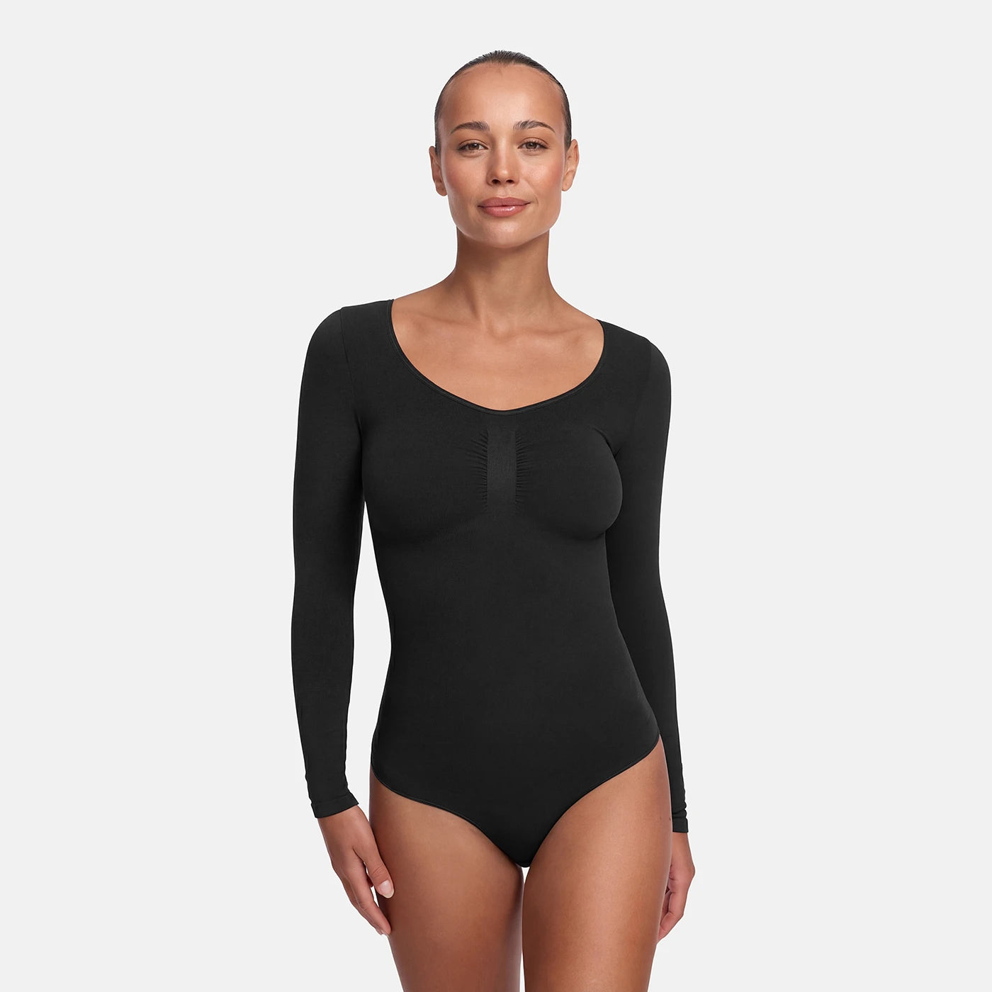 Longsleeve Thong Sculpting Bodysuit