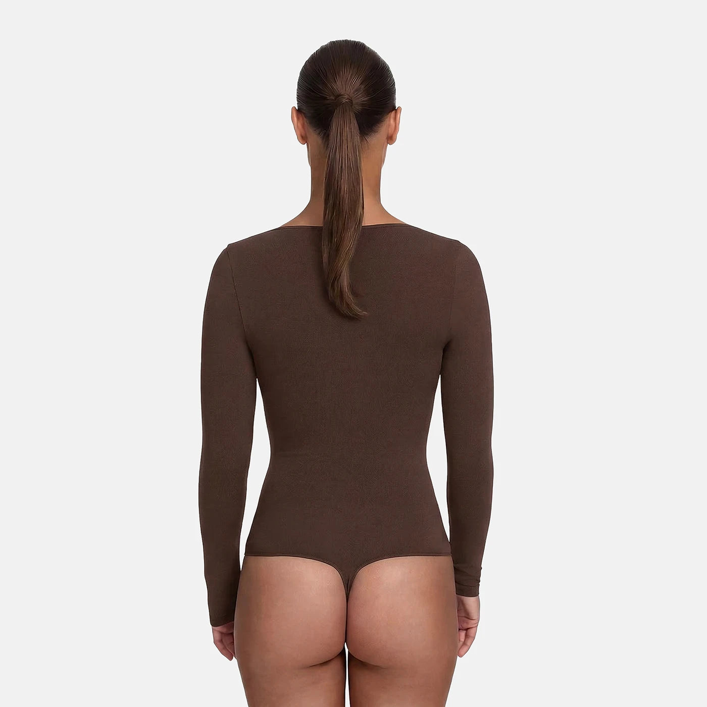 Longsleeve Thong Sculpting Bodysuit