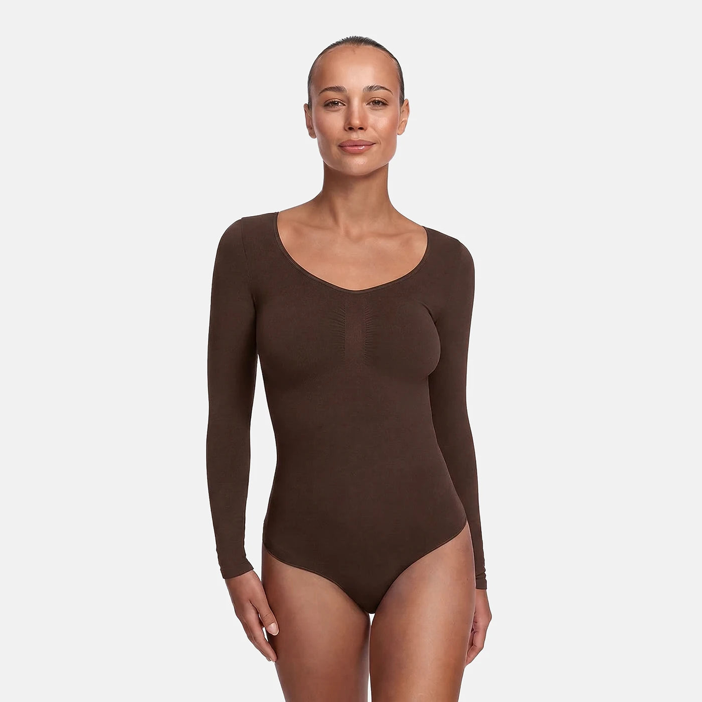Longsleeve Thong Sculpting Bodysuit