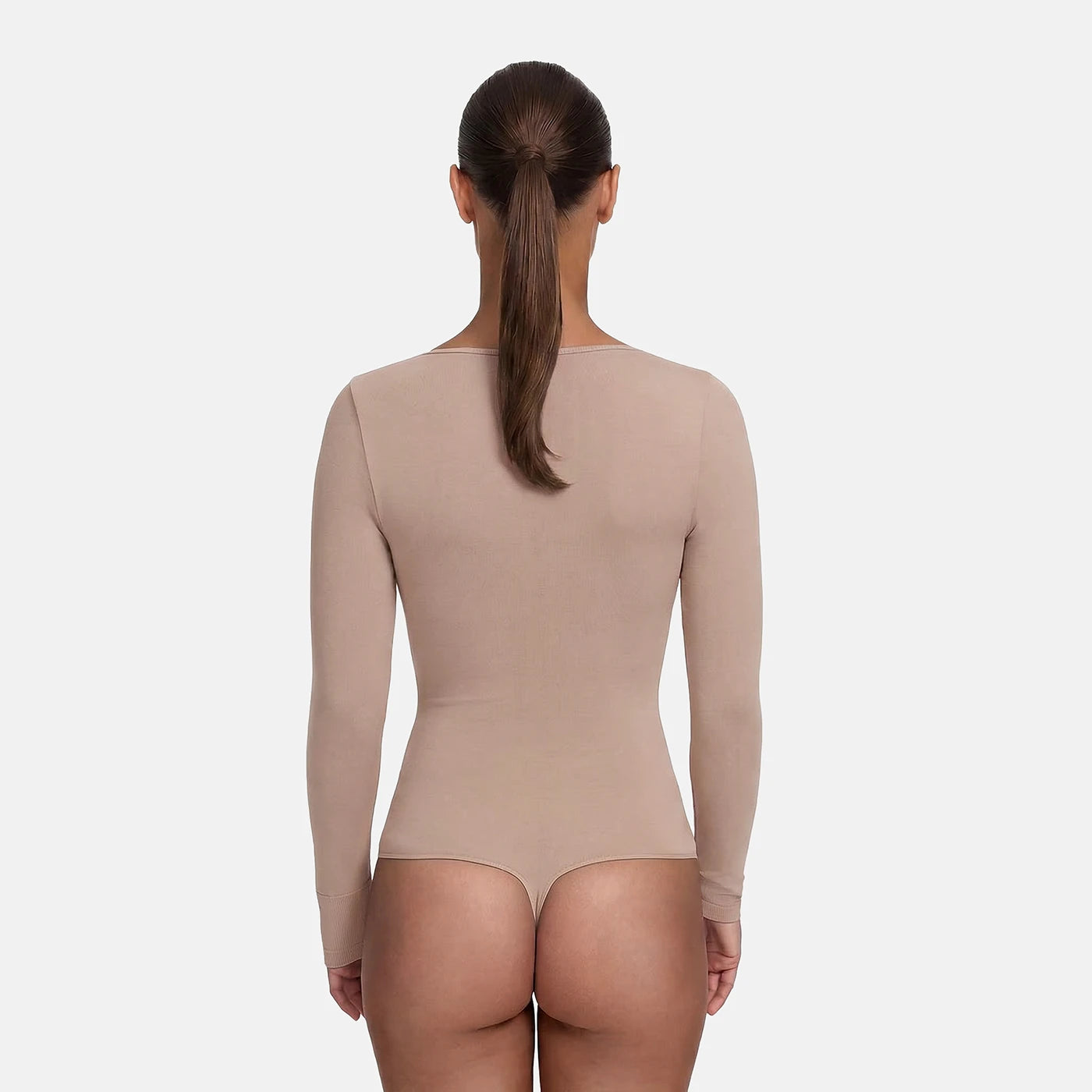 Longsleeve Thong Sculpting Bodysuit