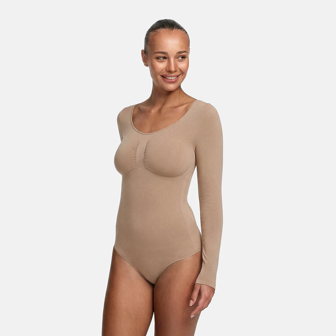 Longsleeve Thong Sculpting Bodysuit