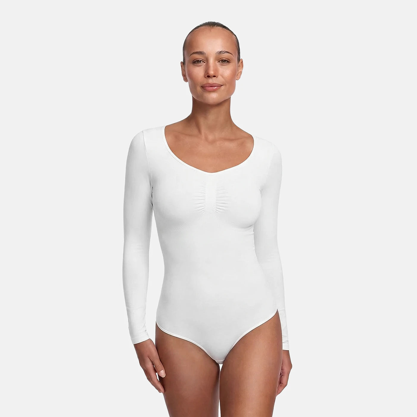 Longsleeve Thong Sculpting Bodysuit