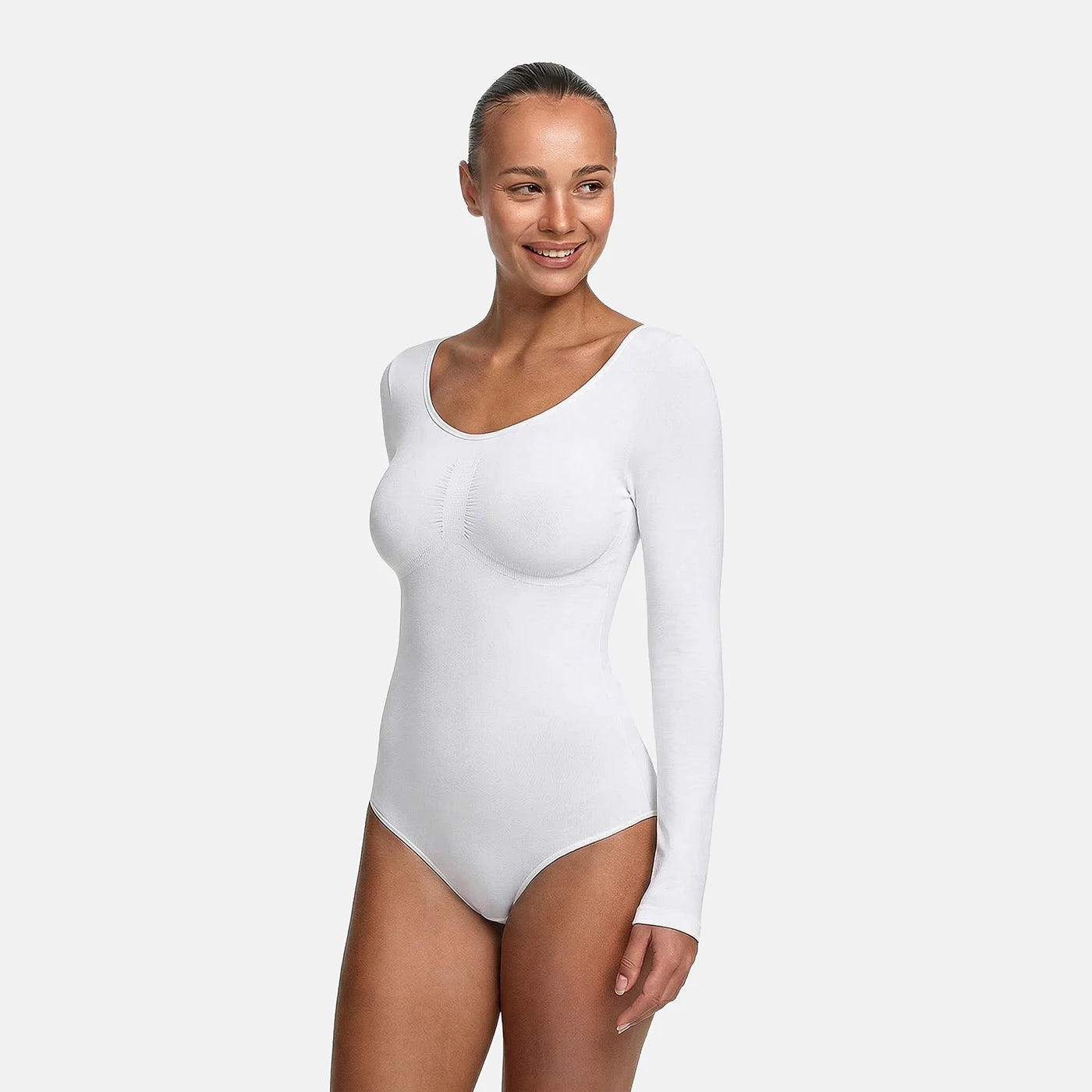Longsleeve Thong Sculpting Bodysuit