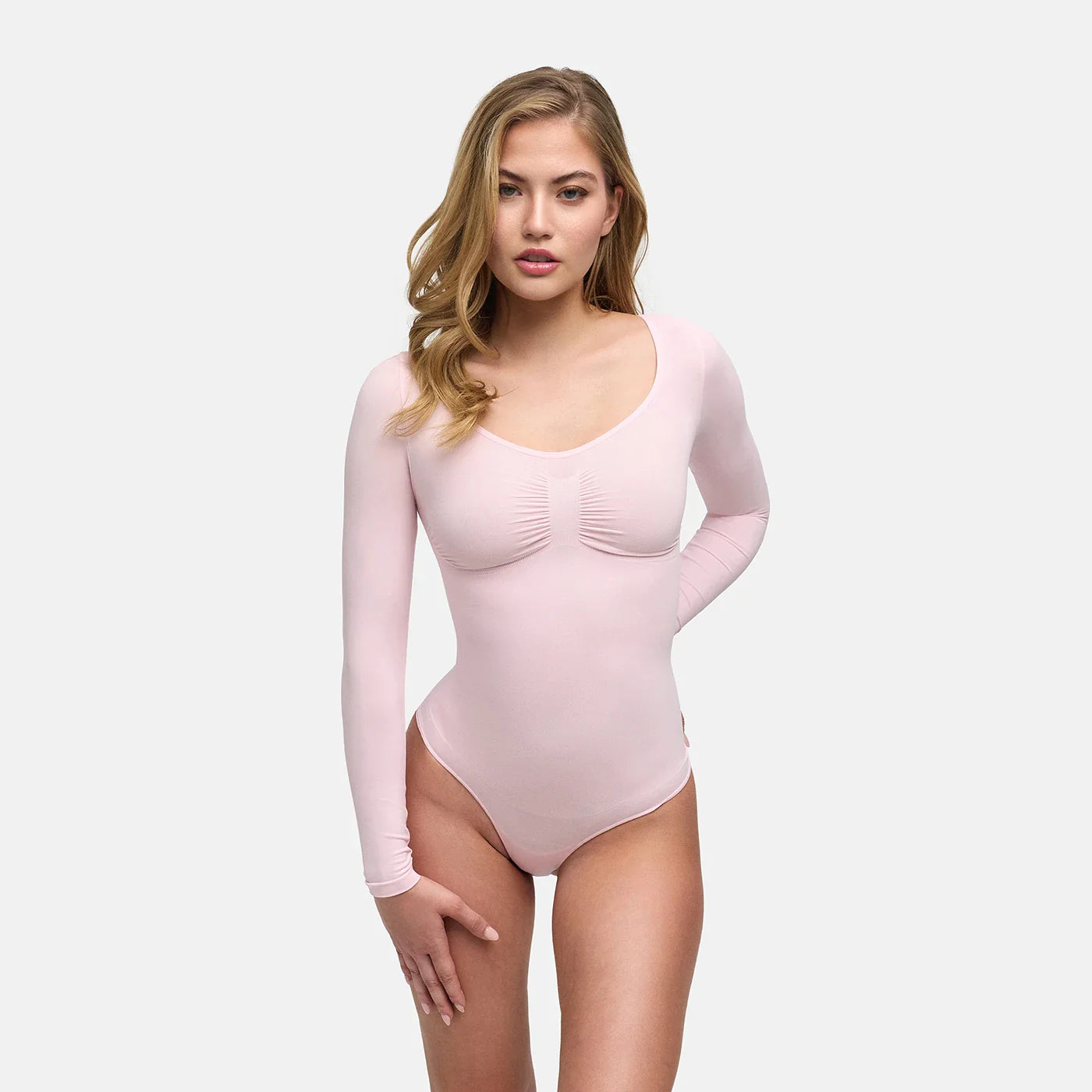 Longsleeve Thong Sculpting Bodysuit