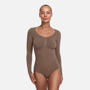 Longsleeve Brief Sculpting Bodysuit
