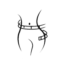 Smoothing hourglass figure